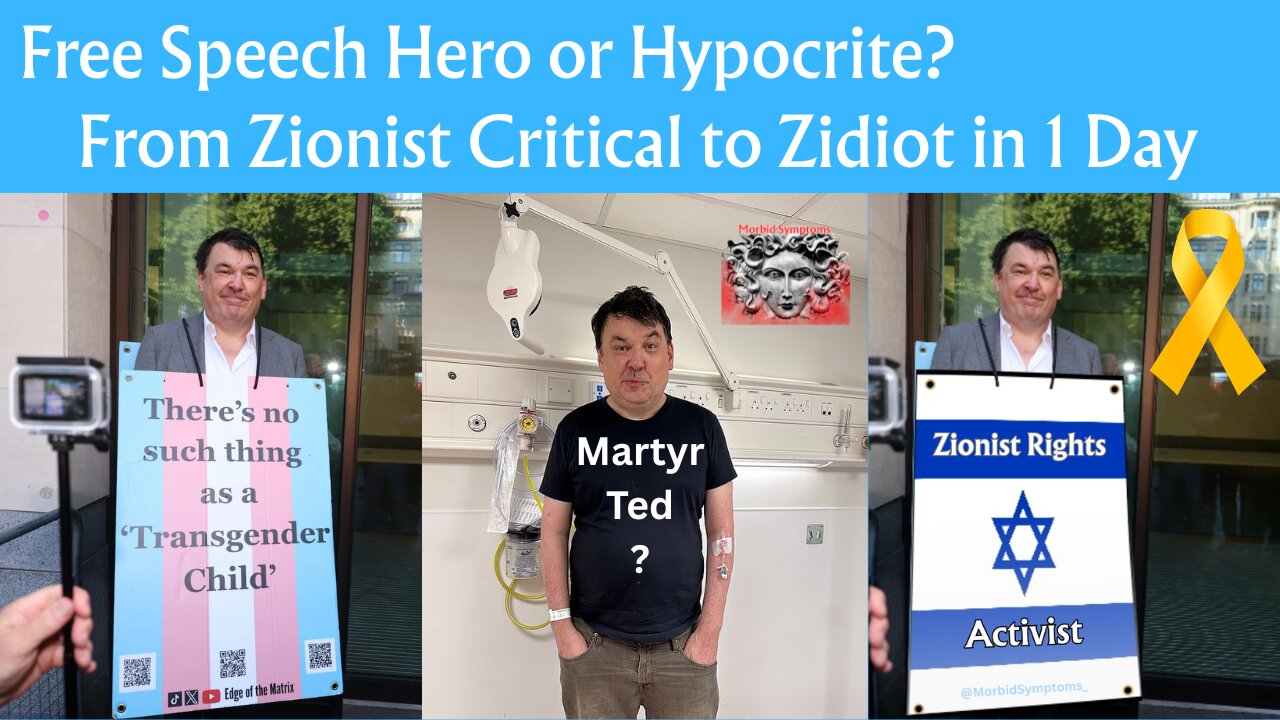 Graham Linehan (Glinner): Free Speech Hero, Hypocrit or Both? |Rapid Onset Zionis