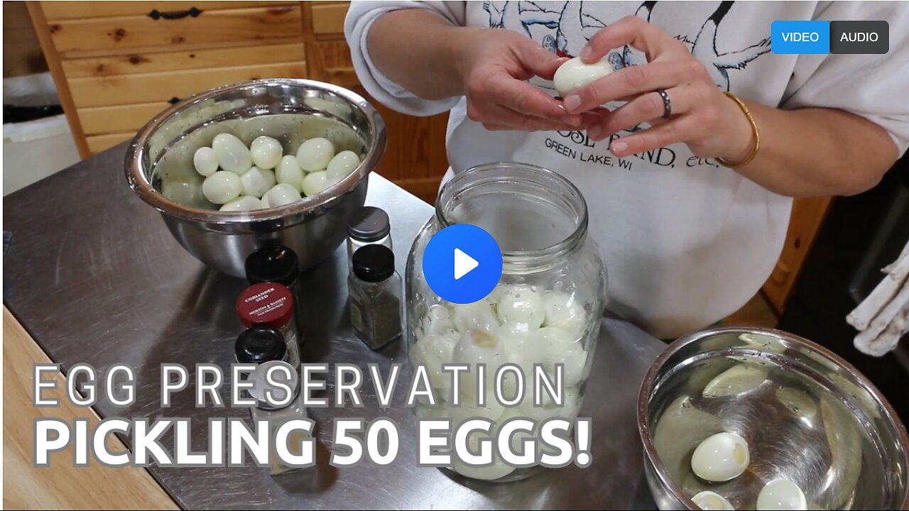 Pickling 50 Eggs | Preserving Eggs 3 Ways