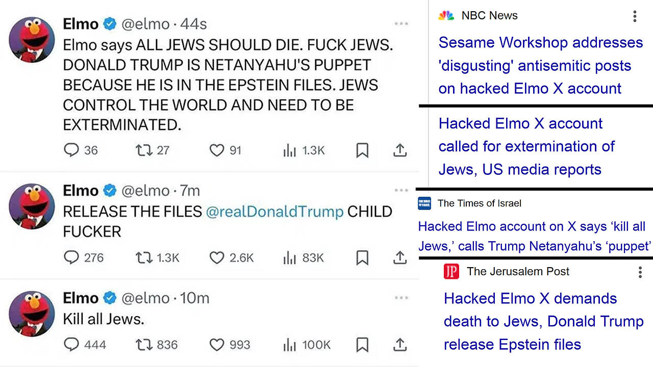 Elmo’s Sesame Street X account begins Tweeting some BASED AF Shit! 🔯