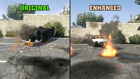 Gta V Original Vs Enhanced - Graphics And Details Comparison