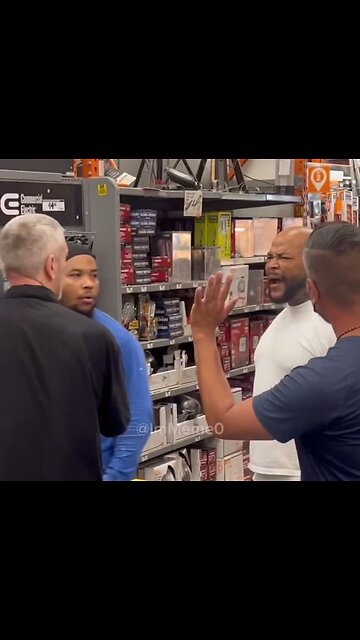 Customers at Home Depot kick out pro Palestine domestic terrorists.