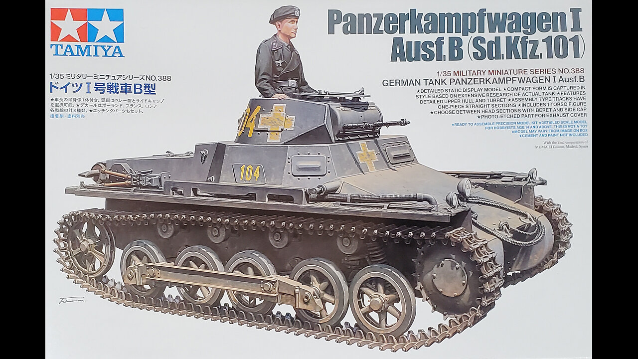1/35 Tamiya Panzer I Ausf.B Review/Preview