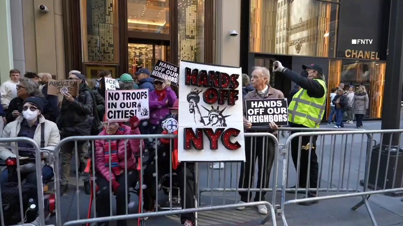 Anti-ICE Protest at TRUMP Tower in NYC