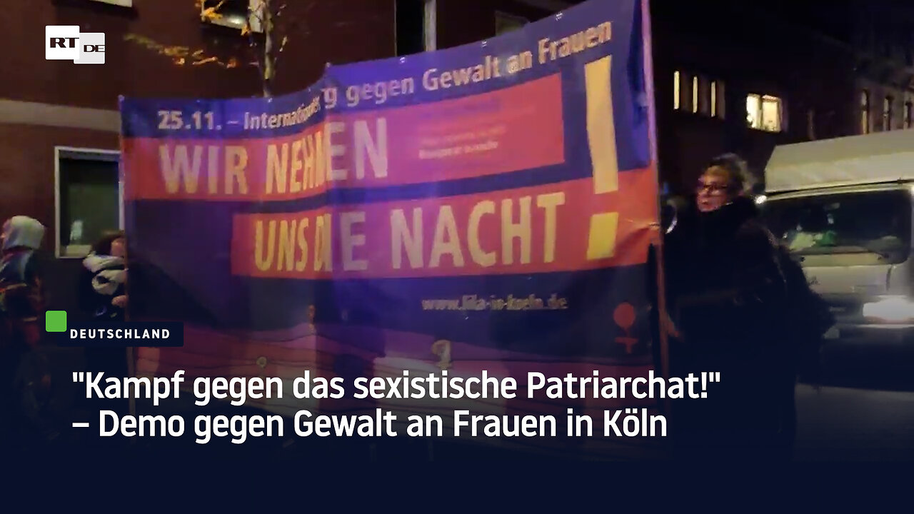 "Kampf gegen das sexistische Patriarchat!" – Demo gegen Gewalt an Frauen in Köln
