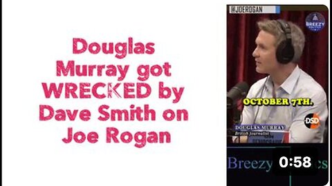 "Douglas Murray vs Dave Smith: Epic Clash on Joe Rogan's Podcast"