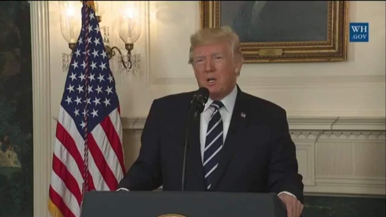Donald Trump addresses the nation after a late- night shooting that left at least 50 dead