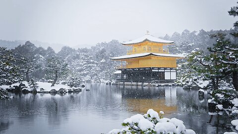 China Snow Ambience ❄ | Peaceful Winter Night Sounds for Deep Sleep & Relaxation