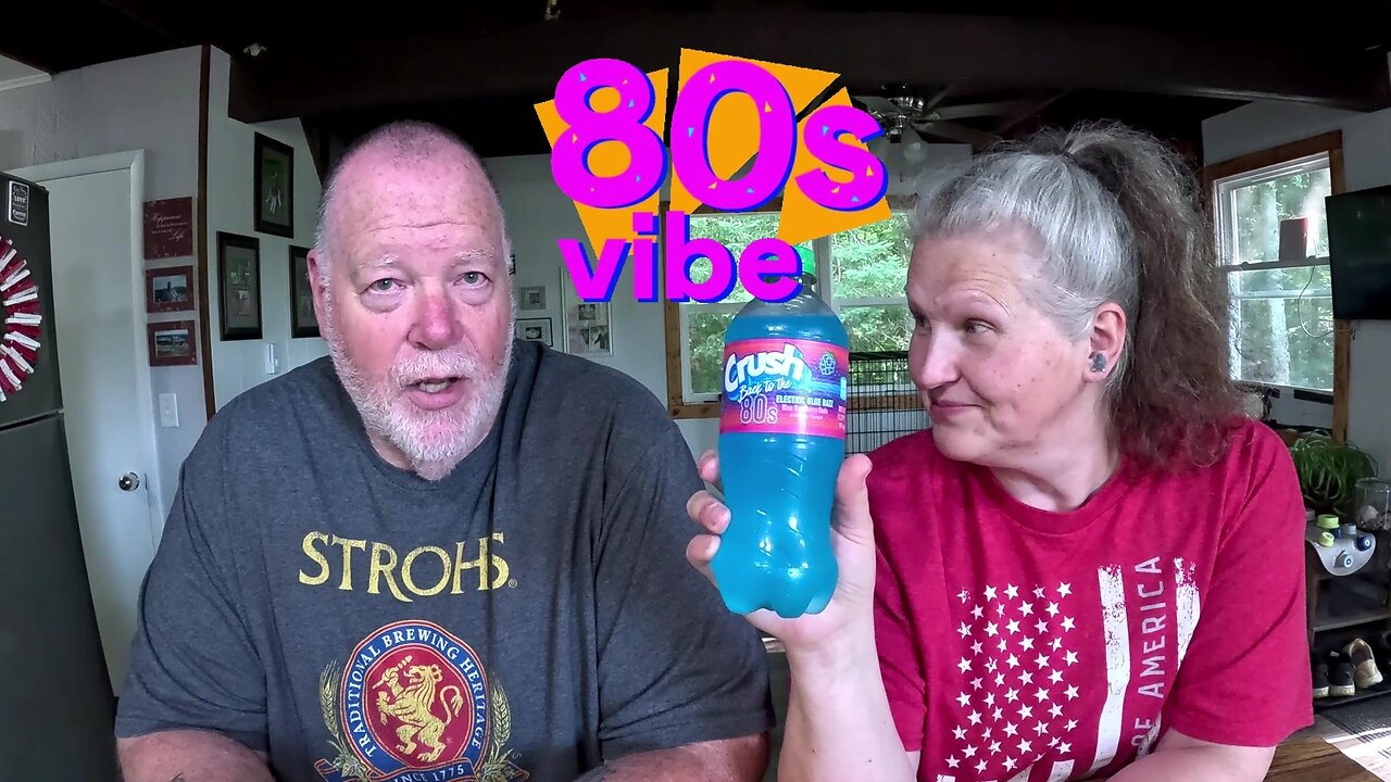 Our Review Of Crush's "Back To The 80s Electric Blue Razz" Soda And Brandys Hurt Heart RIP Ozzy