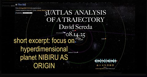 3I/ATLAS SHORT EXCERPT FROM INTERVIEW FOCUS ON NIBIRU