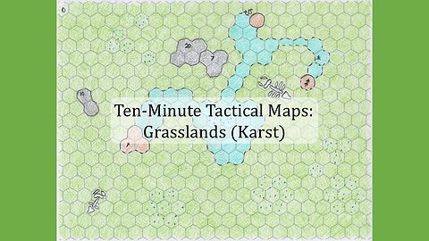 Ten-Minute Tactical Maps: Grassland (Karst)