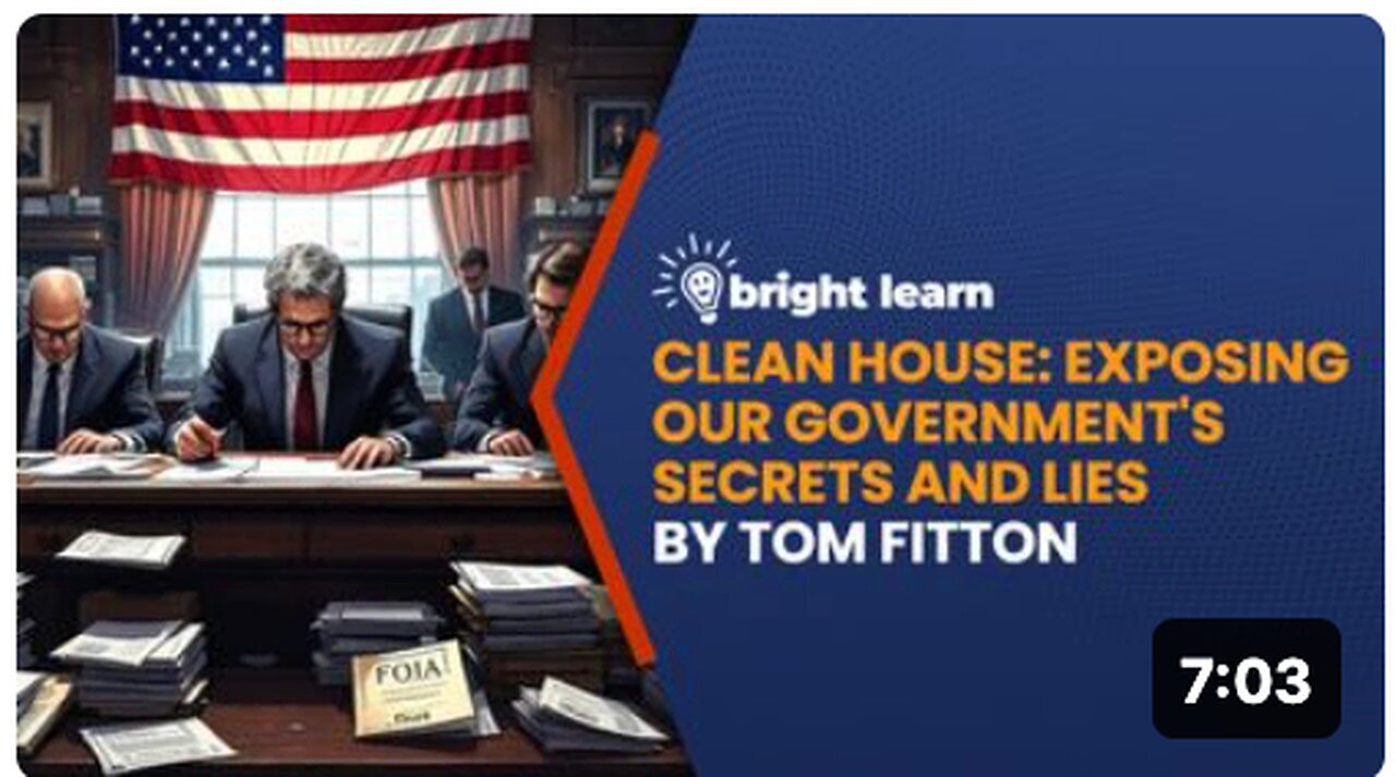 "Unveiling The Truth: BrightLearn's Review on 'Clean House' by Tom Fitton"