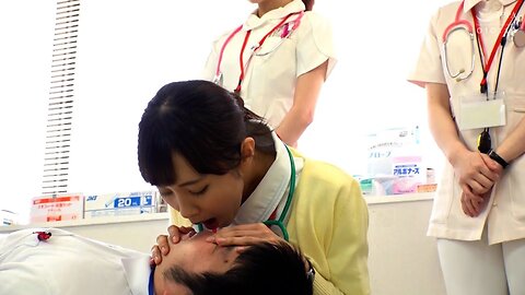 Japanese CPR Kissing Practice Lucky Man
