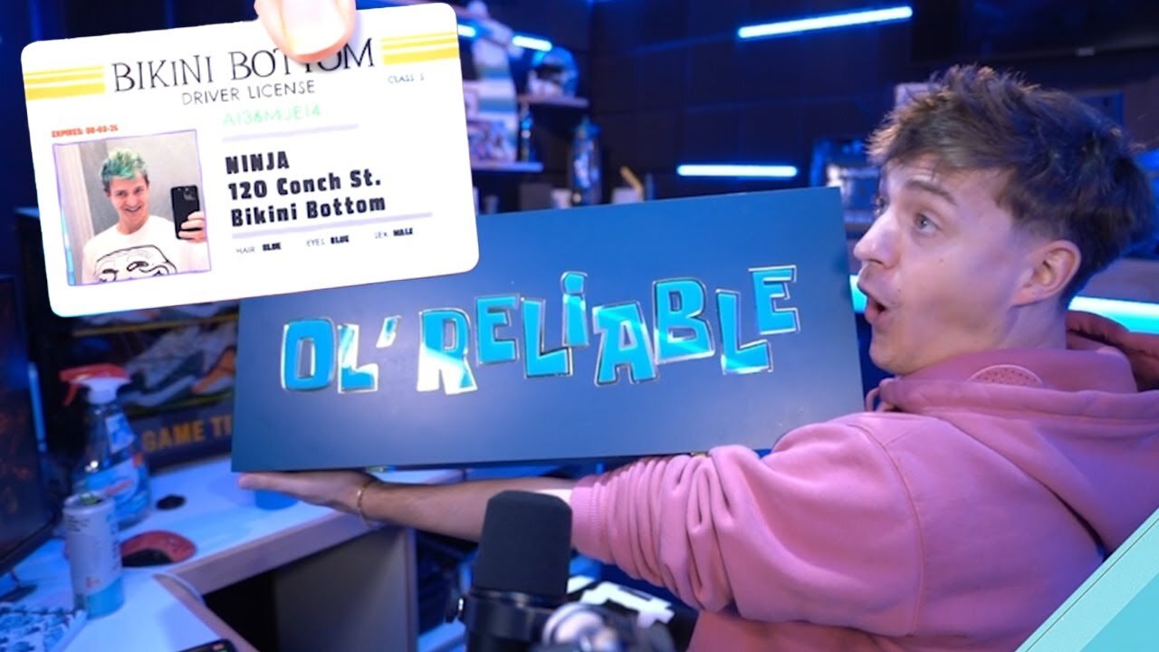 Ninja Just Got the EARLY SpongeBob x Fortnite Reveal!