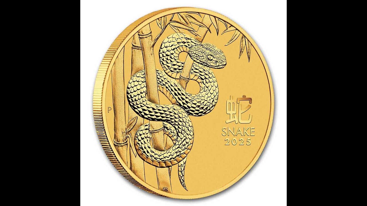2025 1/10oz Year of the Snake Gold Round