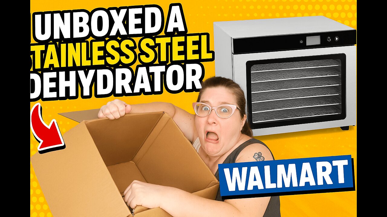 Finally Got a Dehydrator! ...Then THIS Happened (Unboxing Gone Wrong!)