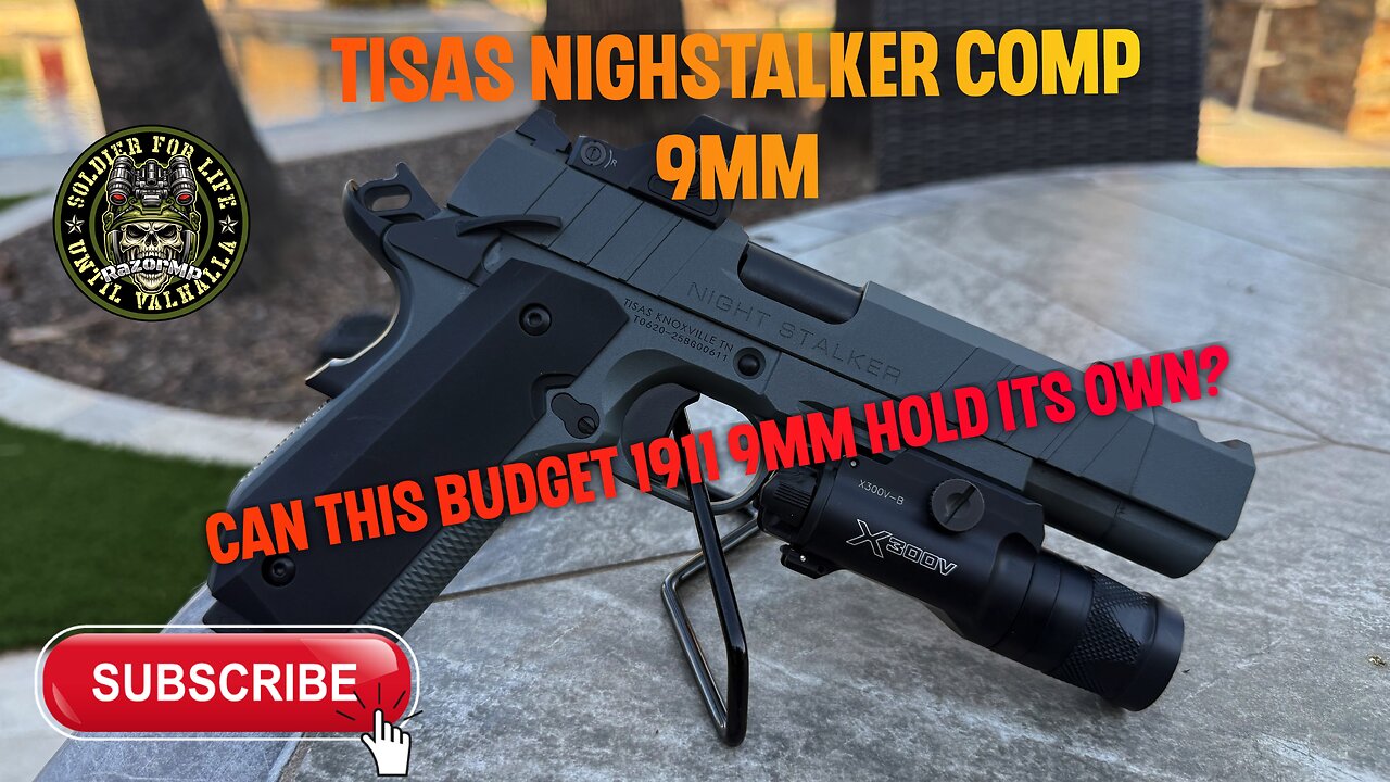 Tisas 1911 9mm Night Stalker Comped