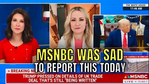 MSNBC already spinning Trump’s trade deal with the UK: “relatively low-hanging fruit” 🙄🙄