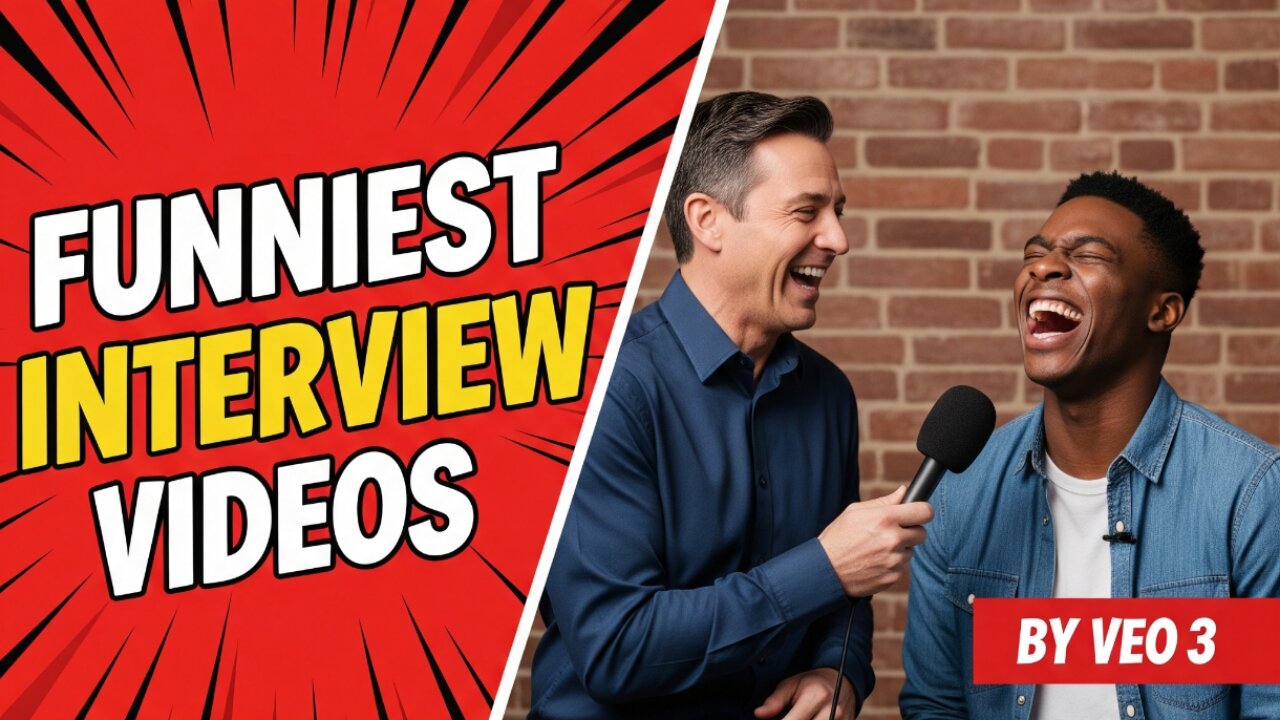 AI Made This?! Funniest Interview Ever Created with Google VEO 3