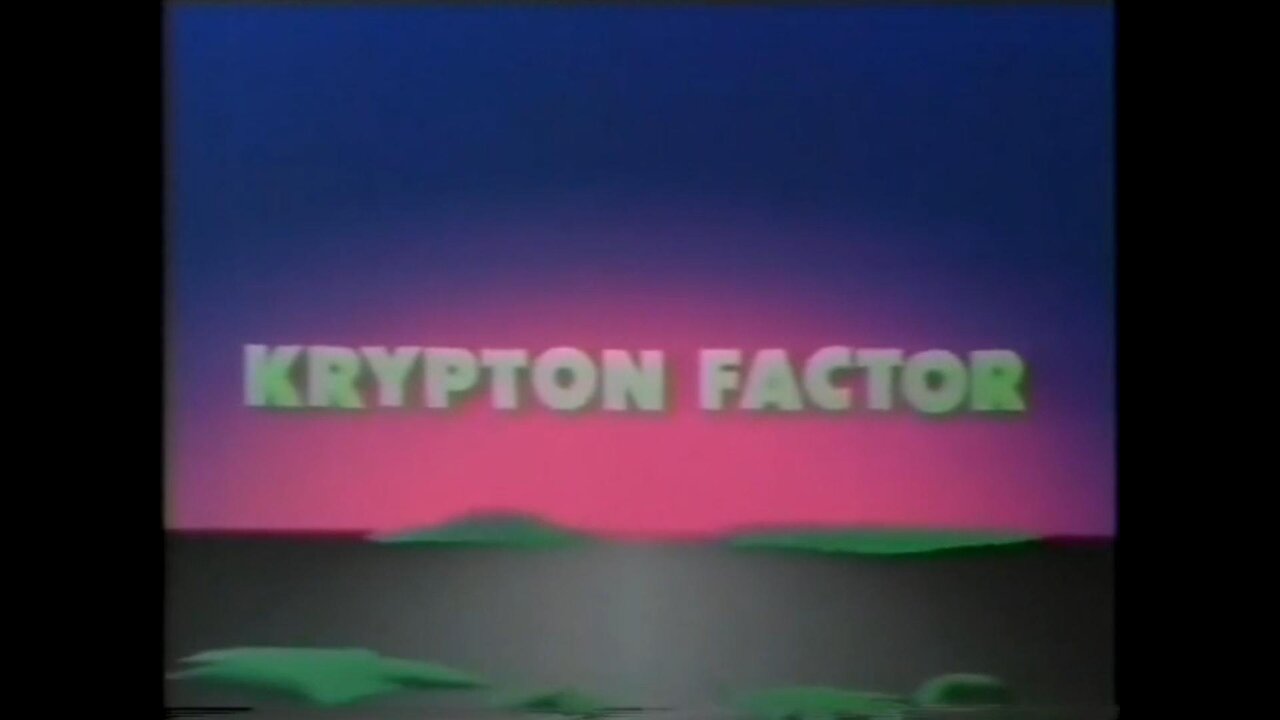 🎯The Krypton Factor (1984) | Gordon Burns ~ British Game Show