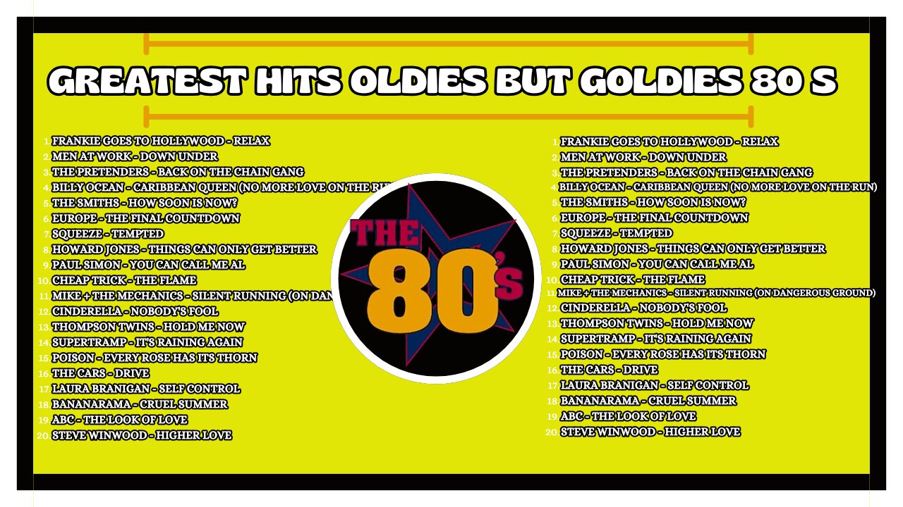 Golden Oldies Greatest Hits Of 80s - 80s Music Hits - Best Old Songs Of All Time