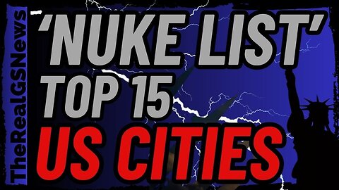 CHILLING ‼️ TOP 15 U.S. CITIES ON THE 'NUKE LIST'