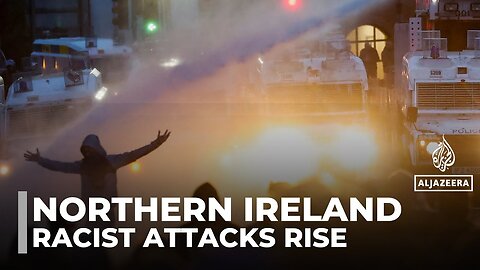 N Ireland hit by third night of _racist_ violence_ main flashpoint calmer