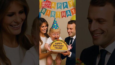 Macron‘s Sweet Birthday Surprise for Trump!
