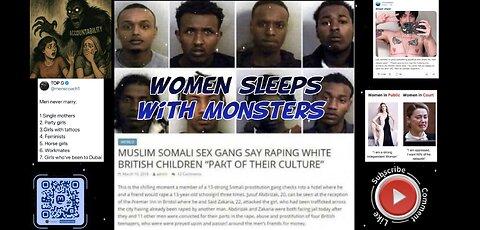 Women sleeps with monsters