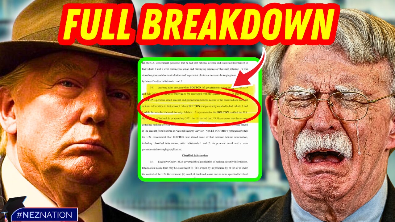🚨BREAKING: John Bolton Indicted on 18 Counts & It’s UGLY! (FULL BREAKDOWN)
