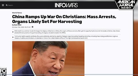 Chinese Attacks on Christians Signal the Rise of the Anti-Western Globalist Axis of EVIL