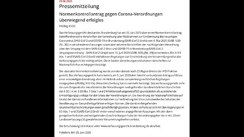 Menschenrechte sind nicht verhandelbar 20.o6.2025 Verfassungsgericht