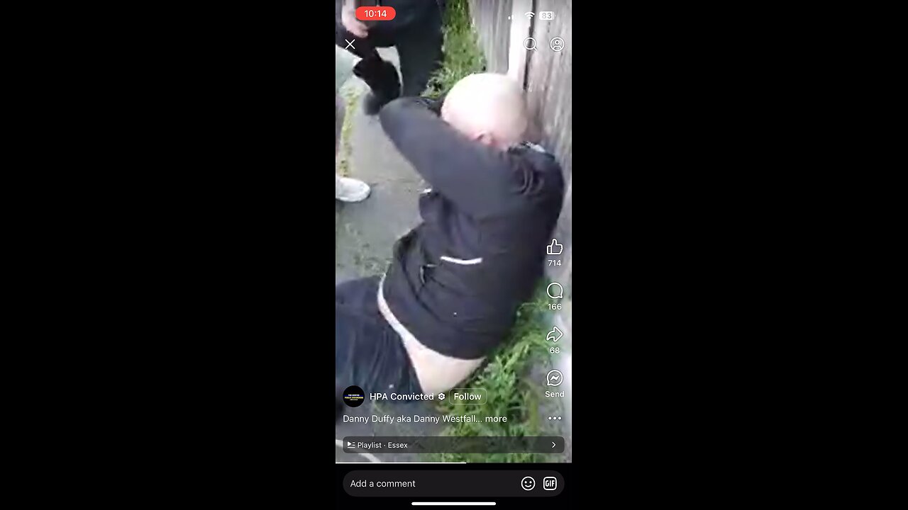 Nonce gets taken down to the floor and says he can’t breath and pretends to be hurt - Danny Duffy