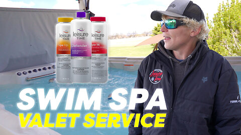 Swim Spa Perfection: Step-by-Step Valet Service in Action || Leisure Time Inc. Valet Program #valet