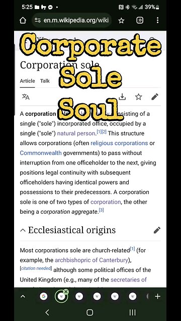 Corp-orate Sole/Soul