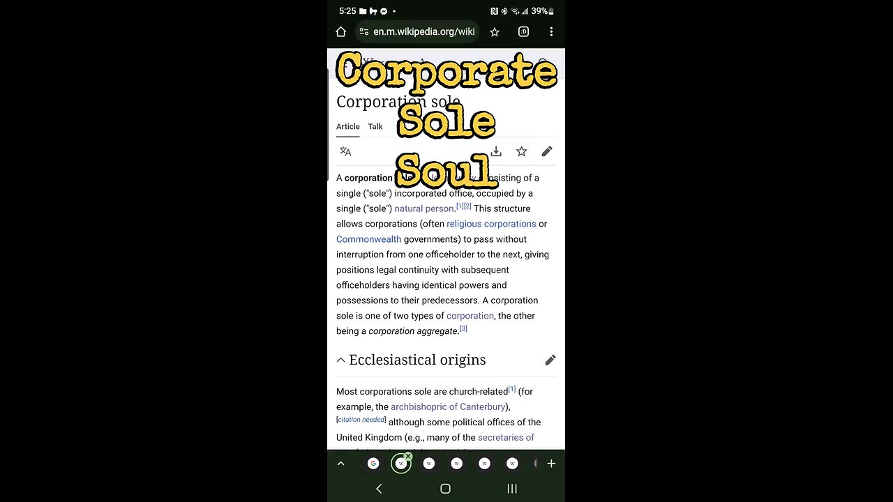 Corp-orate Sole/Soul
