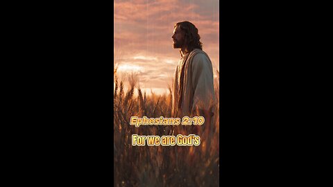 You Are God's Masterpiece | Psalm 139:13-14 & Ephesians 2:10 #DailyBibleInspiration #godsword #jesus