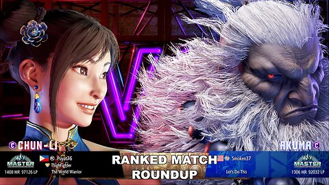 Kuya Kalbo SF6 Ranked Roundup. Chun Li Master Rank [Hori Fight Stick]