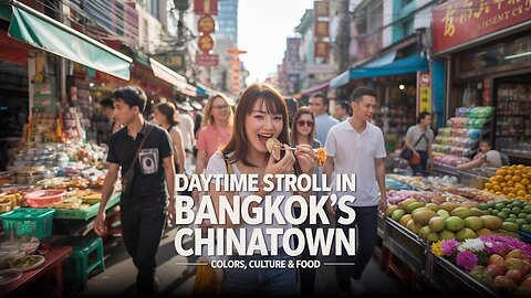 🚶 Exploring Chinatown Bangkok | Daytime Market Walk & Hidden Gems