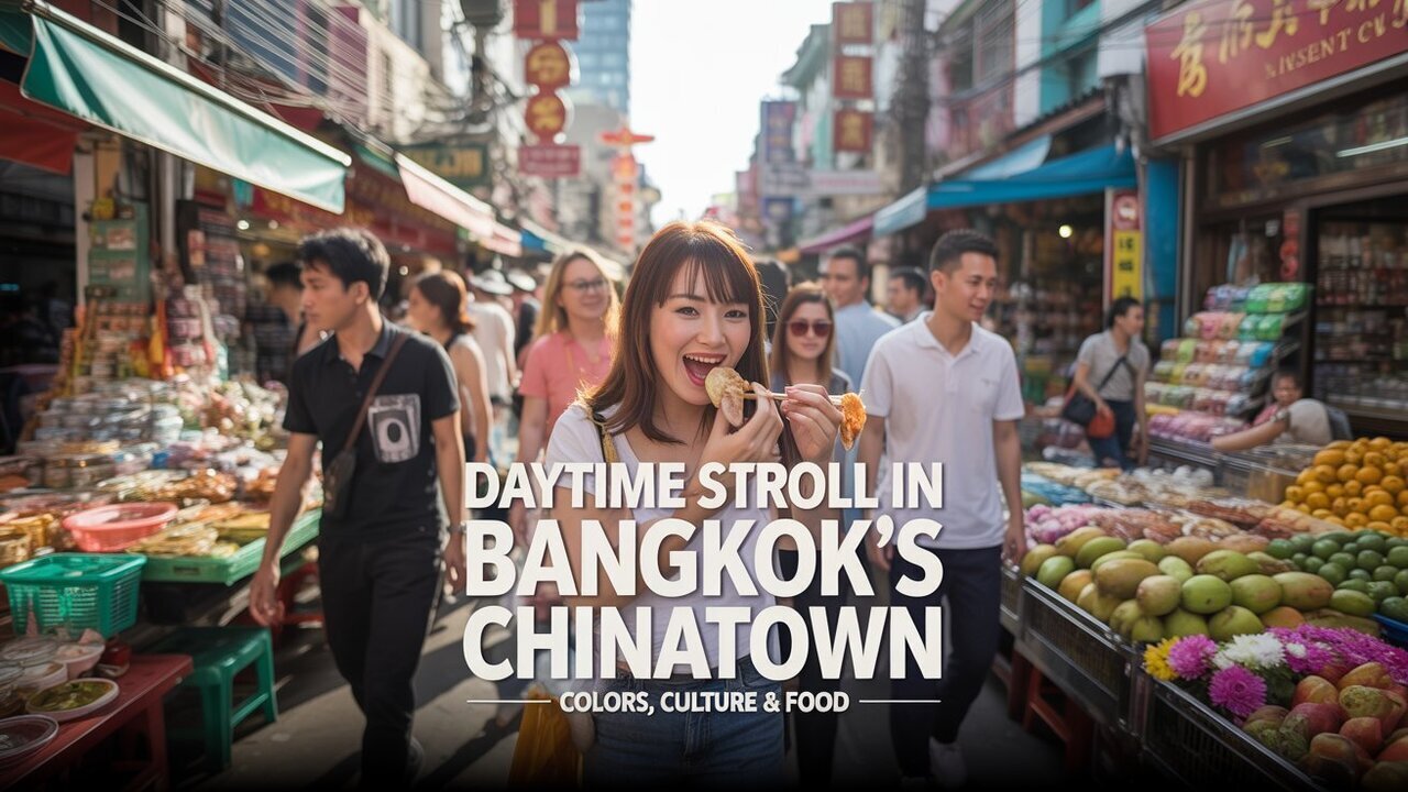 🚶 Exploring Chinatown Bangkok | Daytime Market Walk & Hidden Gems