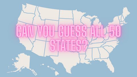 Can You Guess ALL 50 US States? | AMZG Kids
