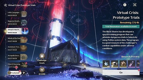 Virtual Crisis: Prototype Trials Event - Wuthering Waves (WuWa) - Version 2.2