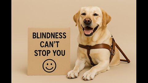 Blindness can’t stop you, a song created using Suno AI.