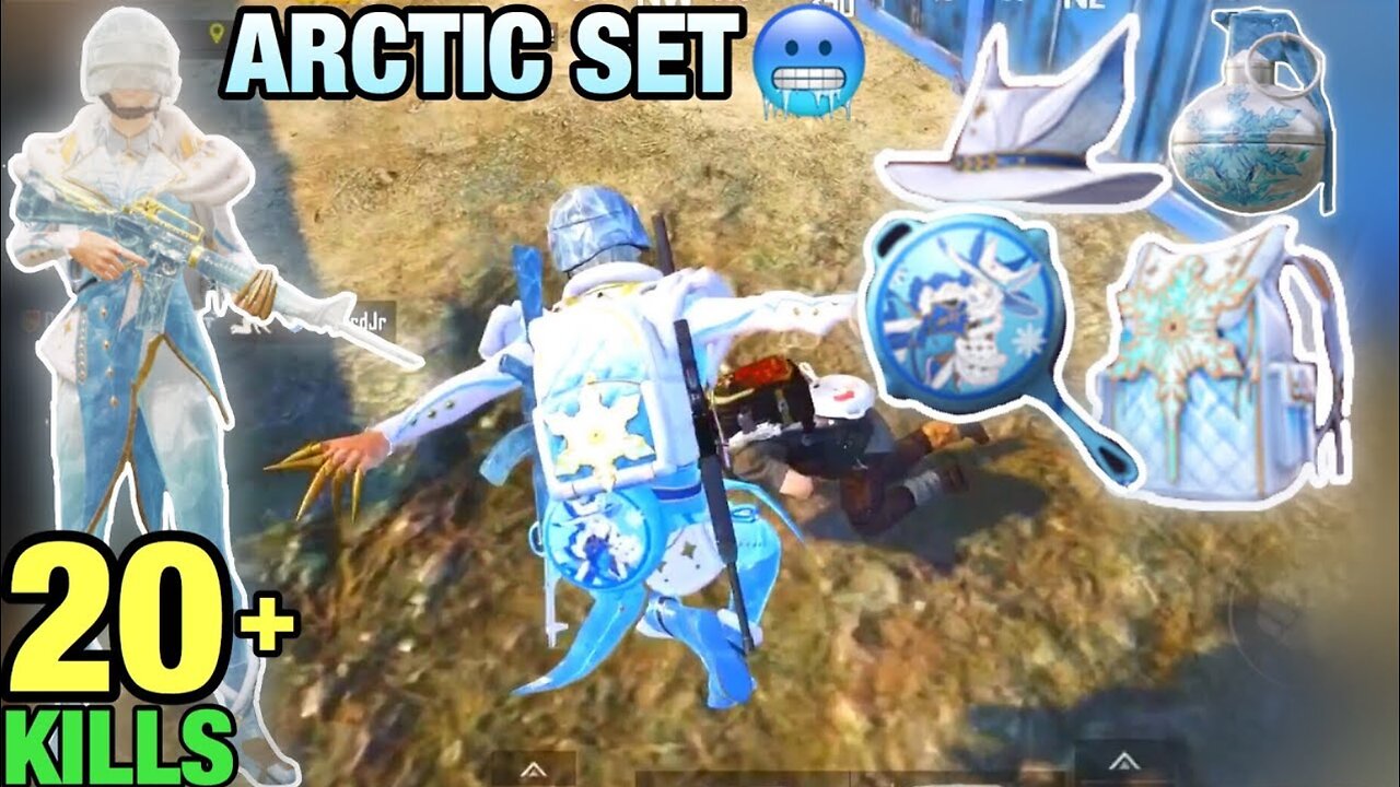 USE ARCTIC SET SOLO VS SQUAD | THE BEST SKIN IN PUBG MOBILE TACAZ