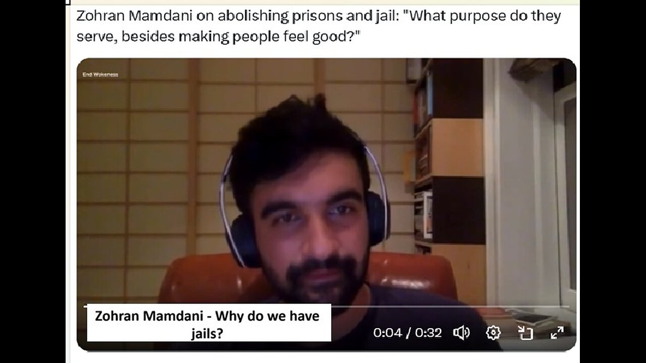 Zohran Mamdani NYC Mayoral candidate questions why we have jails