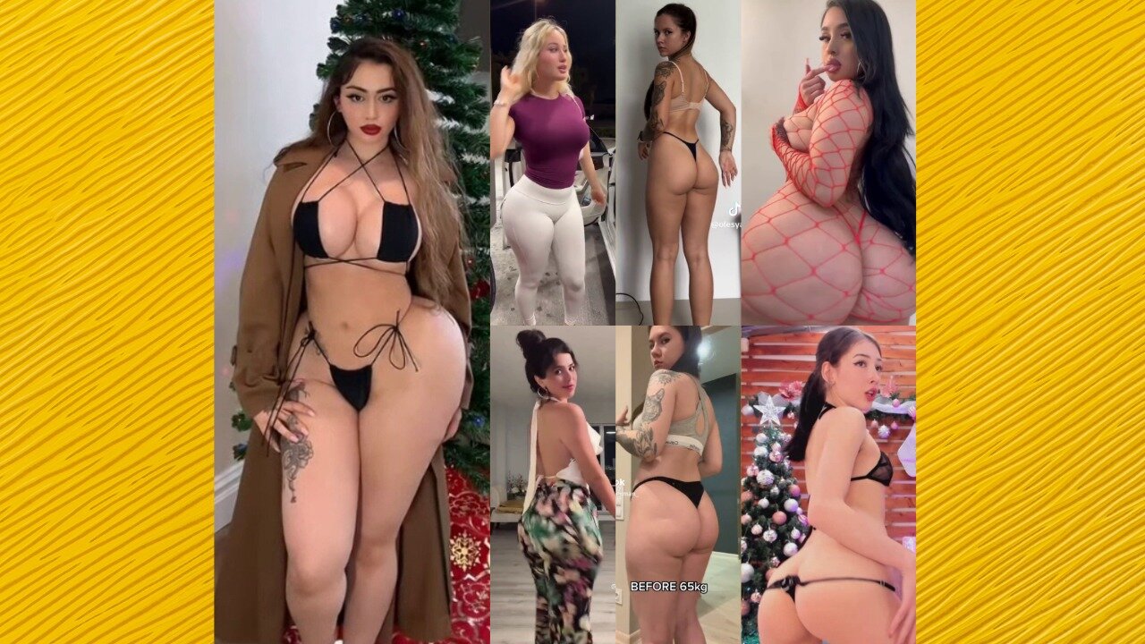 Ass compilation - Big bank tiktok challenge ❤️ClipchampGirls 2025