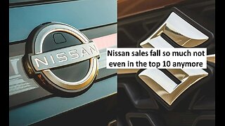 Nissan sales dropped from top 10 car makers, even Suzuski is doing better