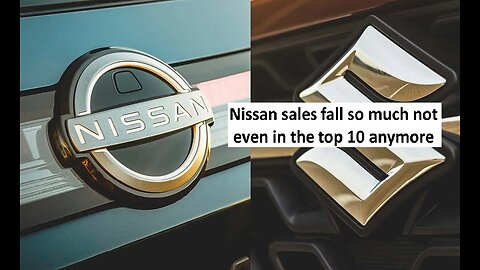 Nissan sales dropped from top 10 car makers, even Suzuski is doing better