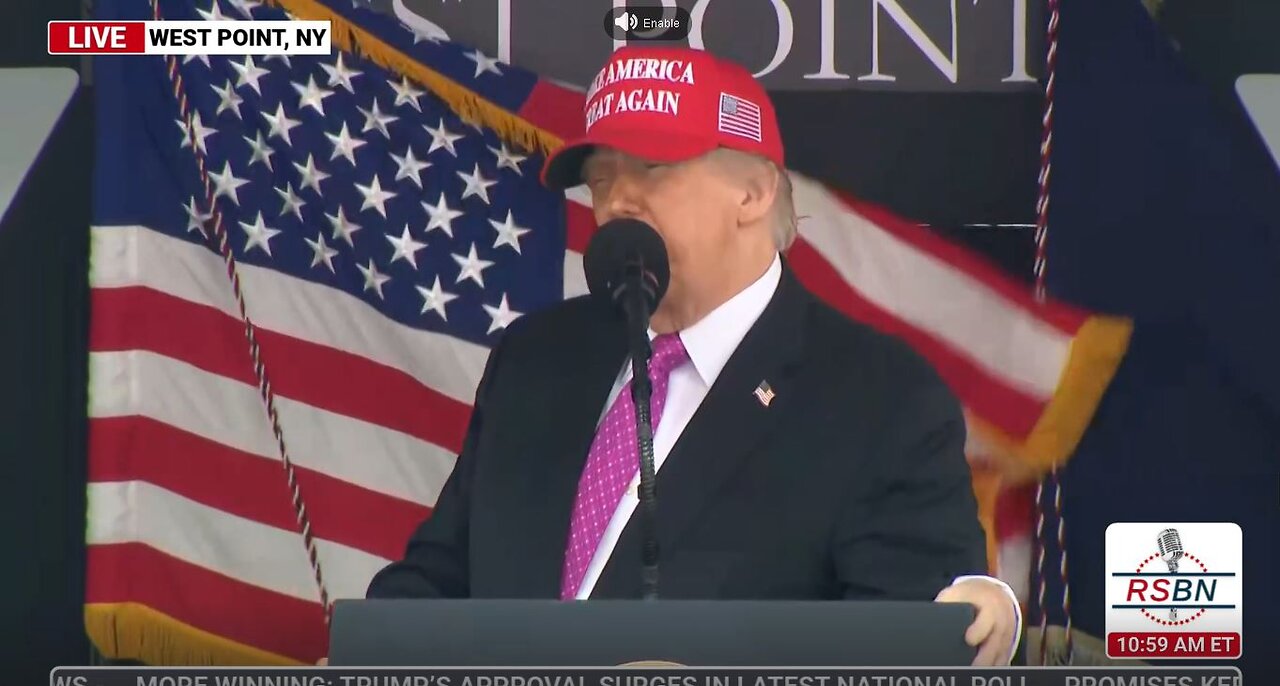 President Trump Delivers West Point Commencement Address - 5.24.25