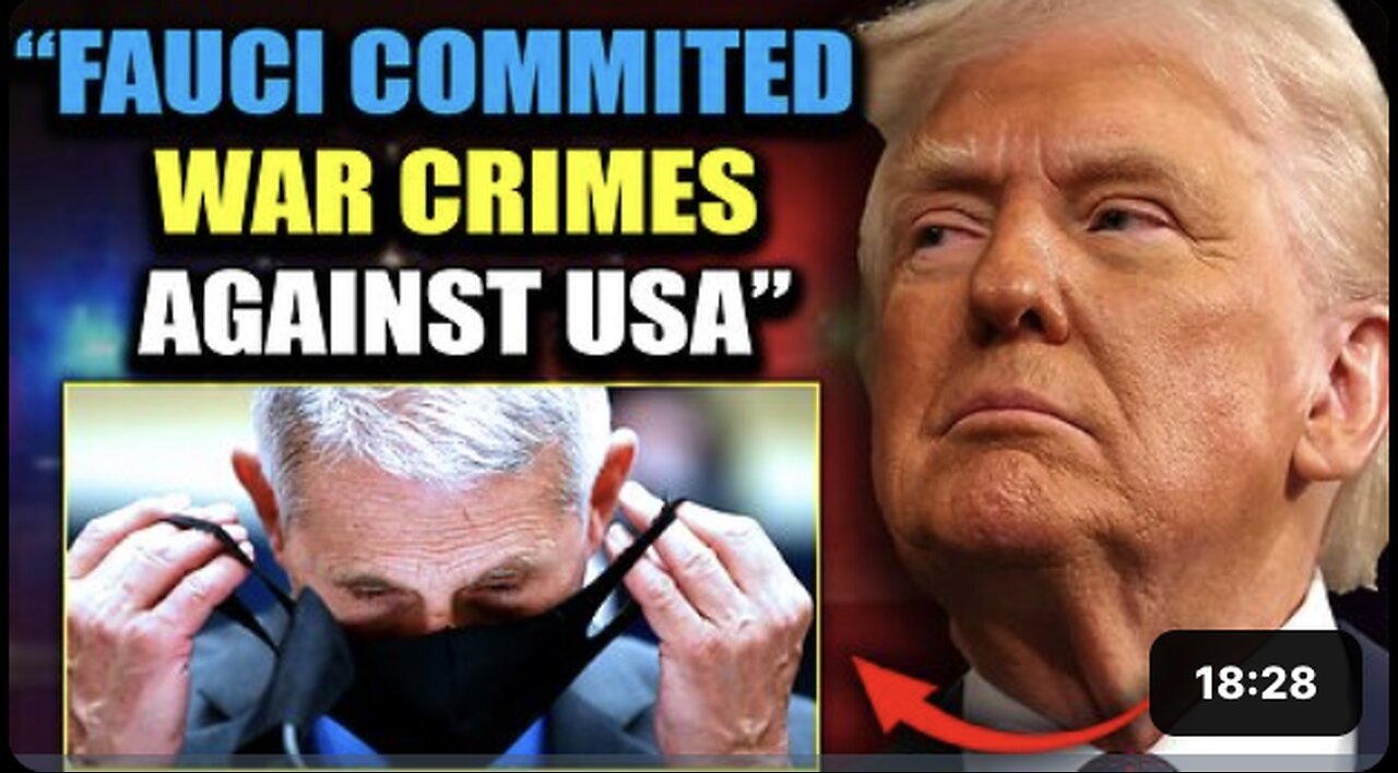 Trump: Fauci Will Become First Public Official Executed for 'Crimes Against Humanity'
