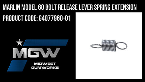 Marlin Model 60 Bolt Release Lever Spring Extension - G4077960-01